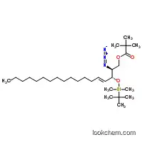 Molecular Structure of 114275-42-2 ((2S,3R,4E)-2-Azido-3-(tert-butyldimethylsilyl)-1-pivaloyl-erythro-sphingosine)